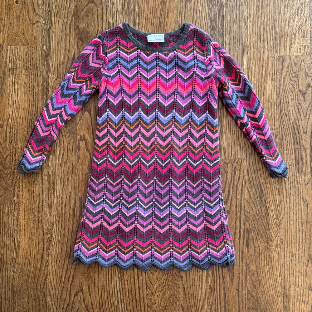 Chevron Knit Hanna Andersson Dress